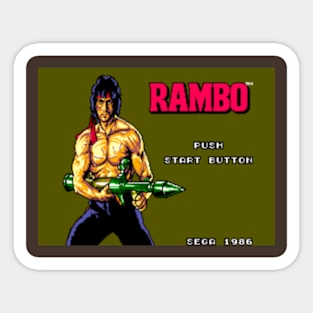 Rambo Sticker